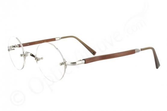 lunettes gold et wood 2