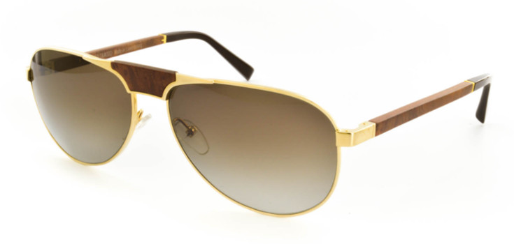 lunettes de soleil gold et wood homme 2